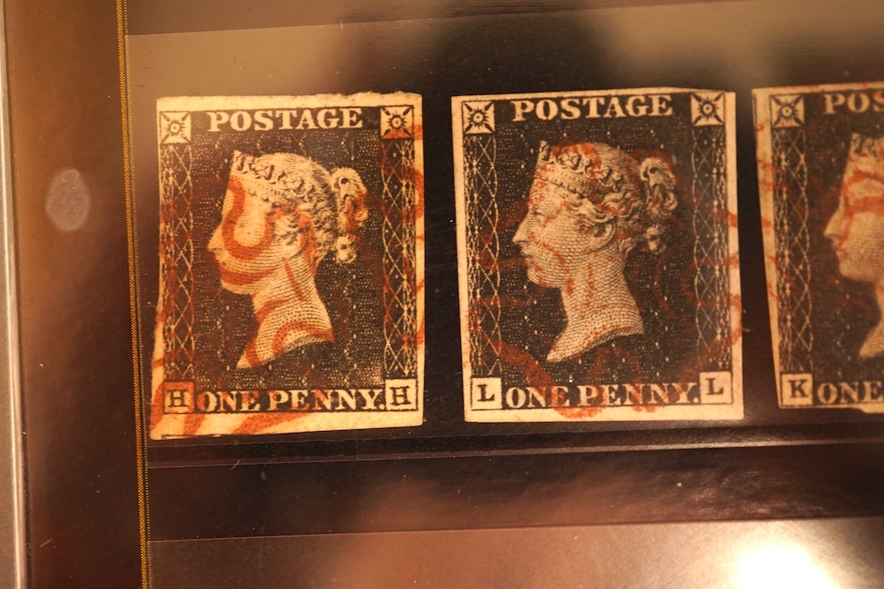 The Penny Black Plate collection in Westminster Collection case with certificate